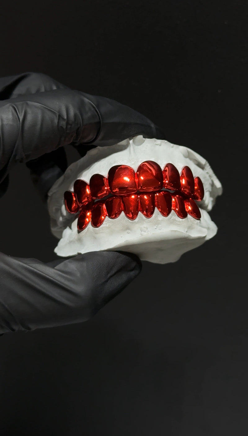 RED CERAMIC GRILLZ